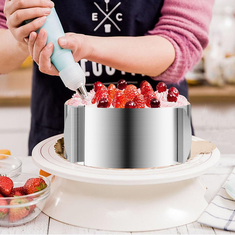 2 Pcs 6 12 Inch Adjustable Cake Mold Ring
