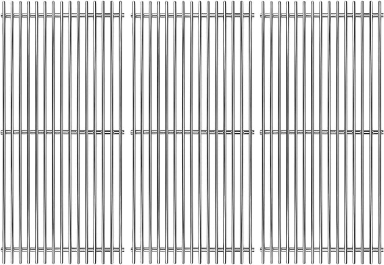 SF6089 (3-Pack) 18.7" SUS304 Cooking Grates for Weber Genesis II 400 and Genesis II LX 400, Genesis II/LX E410 E415 E435 E440 S410 S415 S435 S440 Series Grills, Replaces for Weber 66089