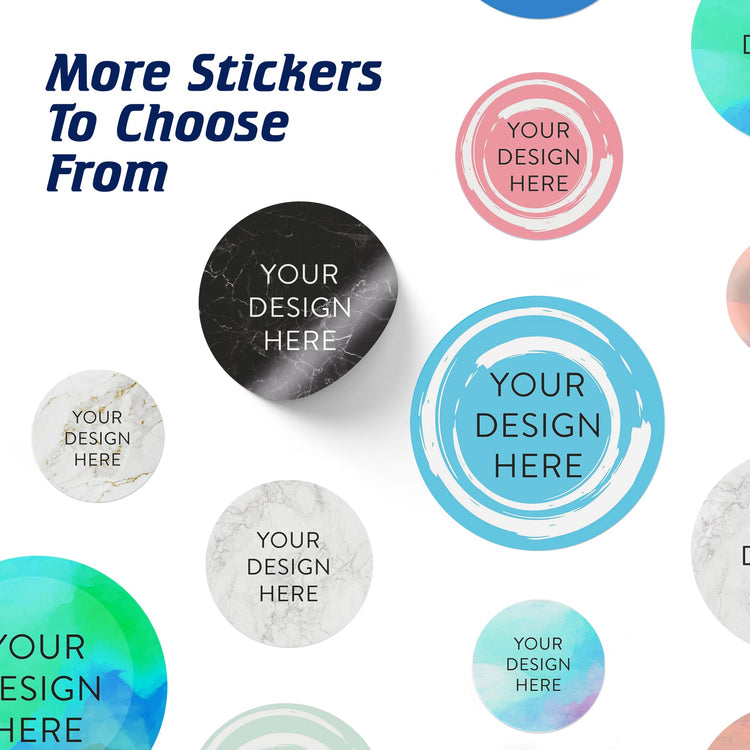 100 Custom Vinyl Stickers (100 Count)
