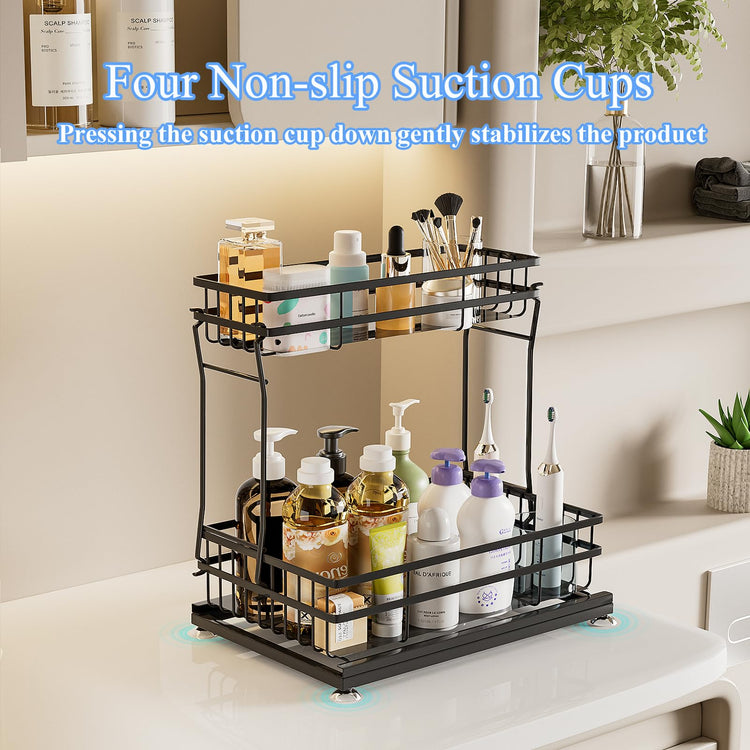 2 Pack Under Sink Organizers and Storage (2 Count)