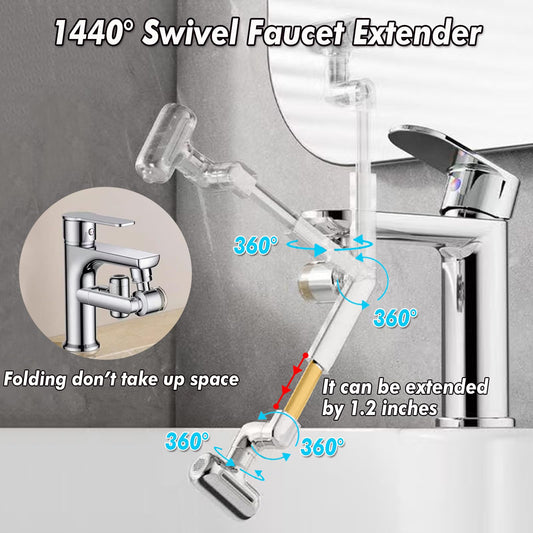 1080° Swivel Faucet Extender