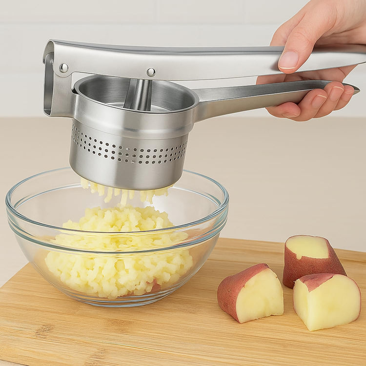 Stainless Steel Potato Ricer and Masher