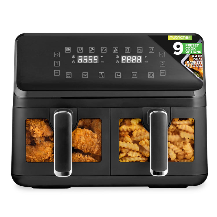 Double Basket Air Fryer 8.8 QT