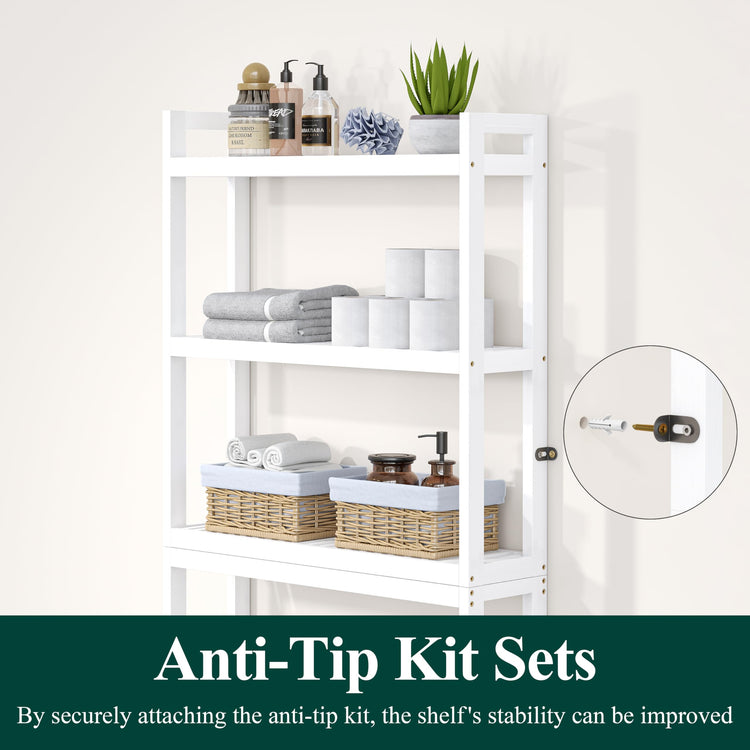 Bamboo Over The Toilet Storage Cabinet (3 Count)
