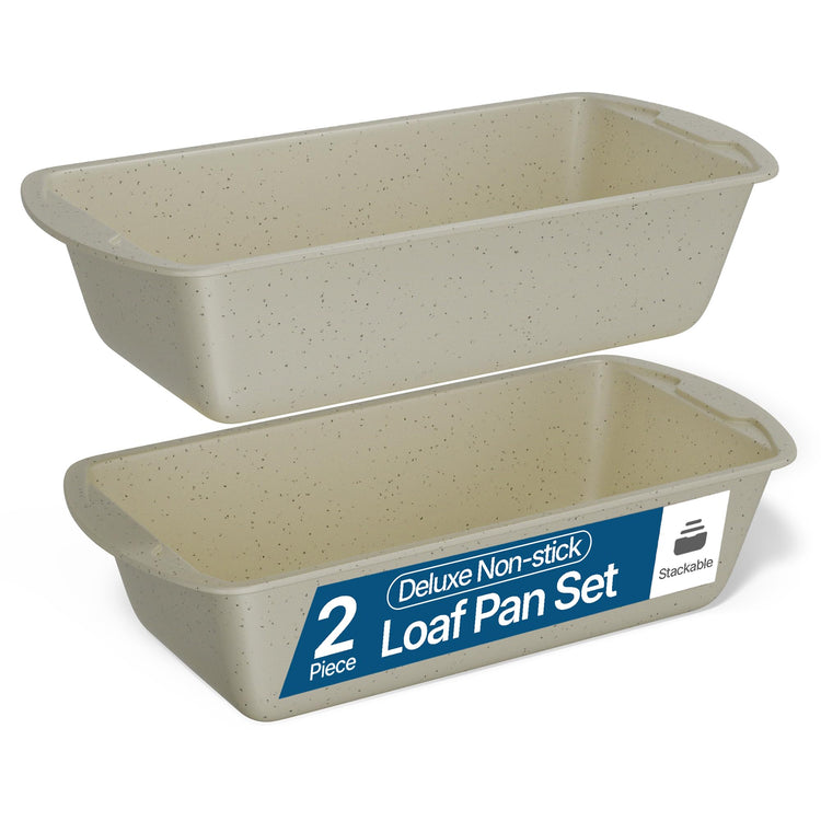 Nonstick Loaf Pan Set Pack of 2 (2 Count)