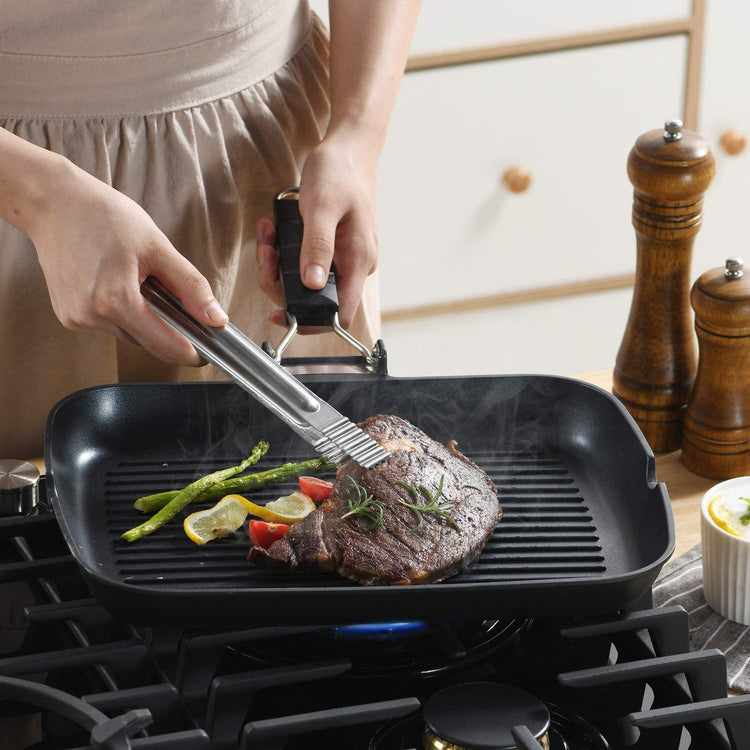 Grill Pan with Folding Handle