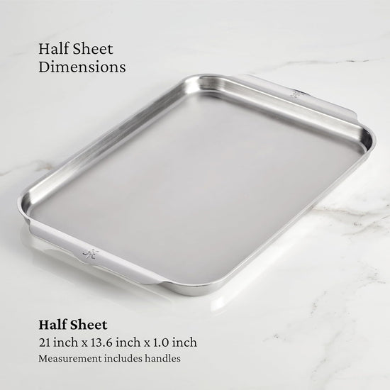 Hestan - OvenBond Collection - Tri-ply Half Sheet Pan, 13-Inch x 18-Inch - Nestoria