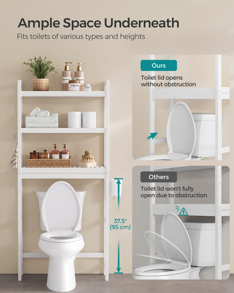 Over The Toilet Storage