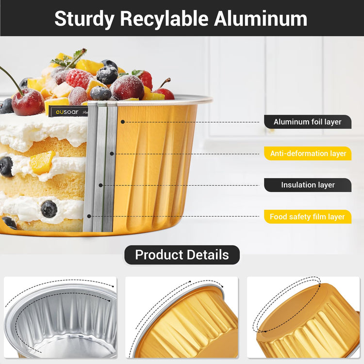 Mini Cheesecake Containers (60 Count)