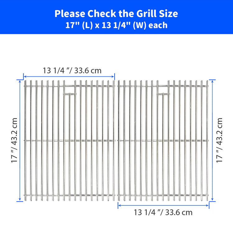 Grill Grates for Nexgrill 4 Burner 720