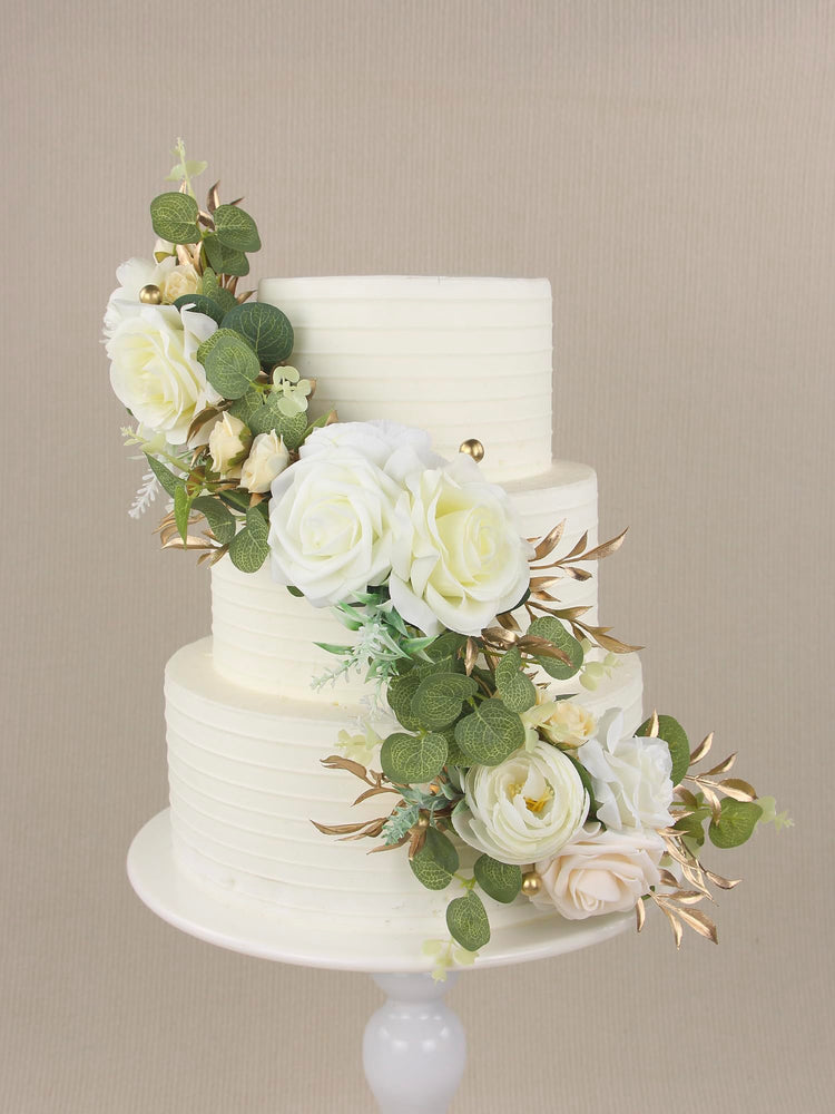 3Pcs Premade Cake Flowers (3 Count)