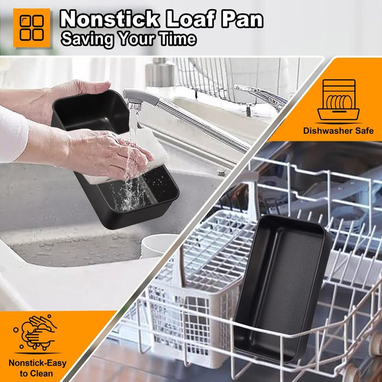 3 Pack Nonstick Loaf Bread Pan (7.59 Count)