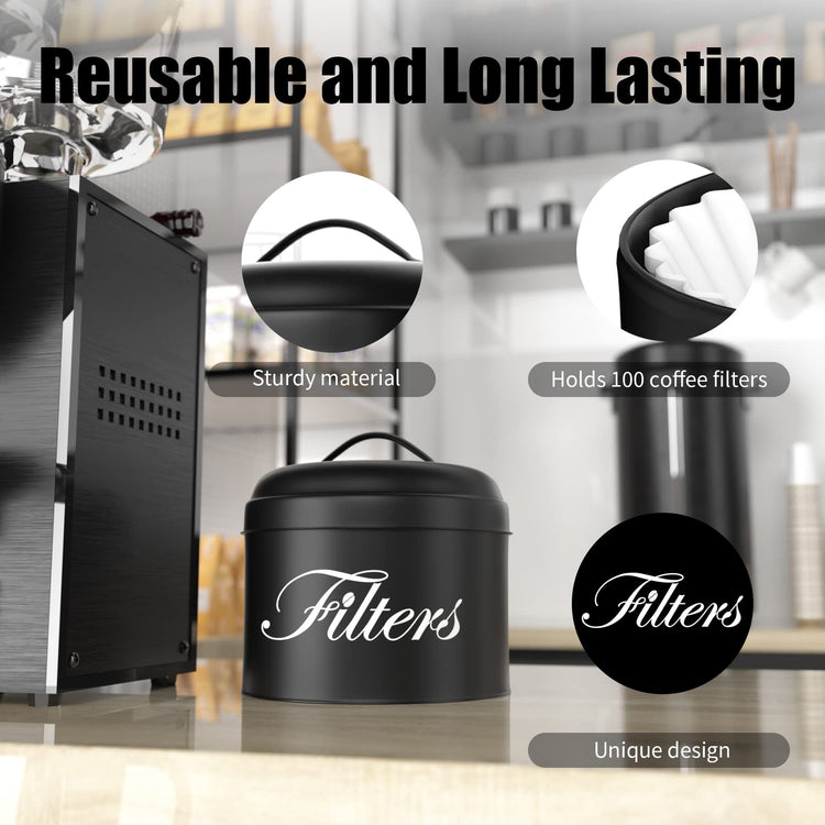 Coffee Filter Holder with Lid