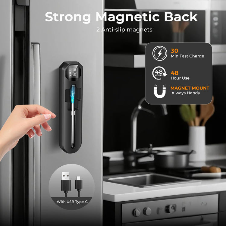 Wireless Meat Thermometer Digital Smart APP for 820 ft Range