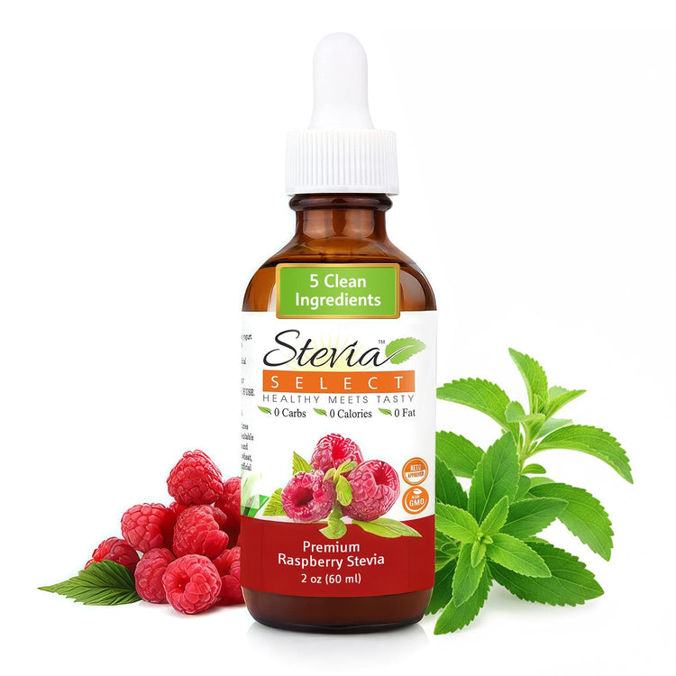 Raspberry Flavored Liquid Stevia (2 Fl Oz)