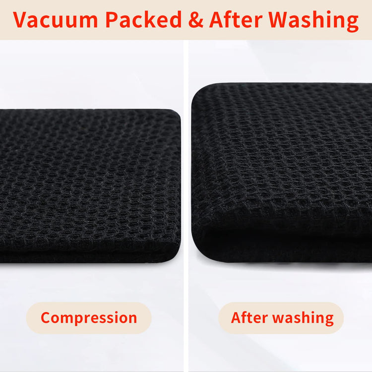 100% Cotton Waffle Weave Kitchen Dish Towels 4 (4 Count)