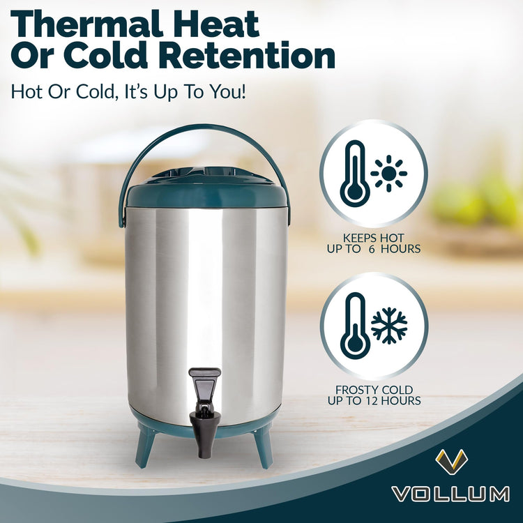 Stainless Steel Insulated Beverage Dispenser