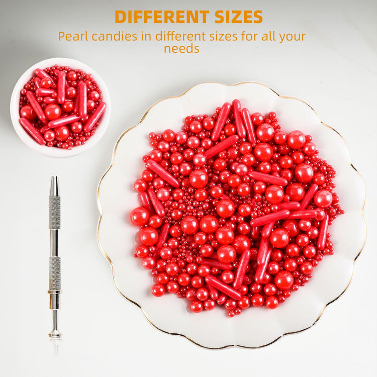 Red Mix Sugar Sprinkles (4.16 Ounce)