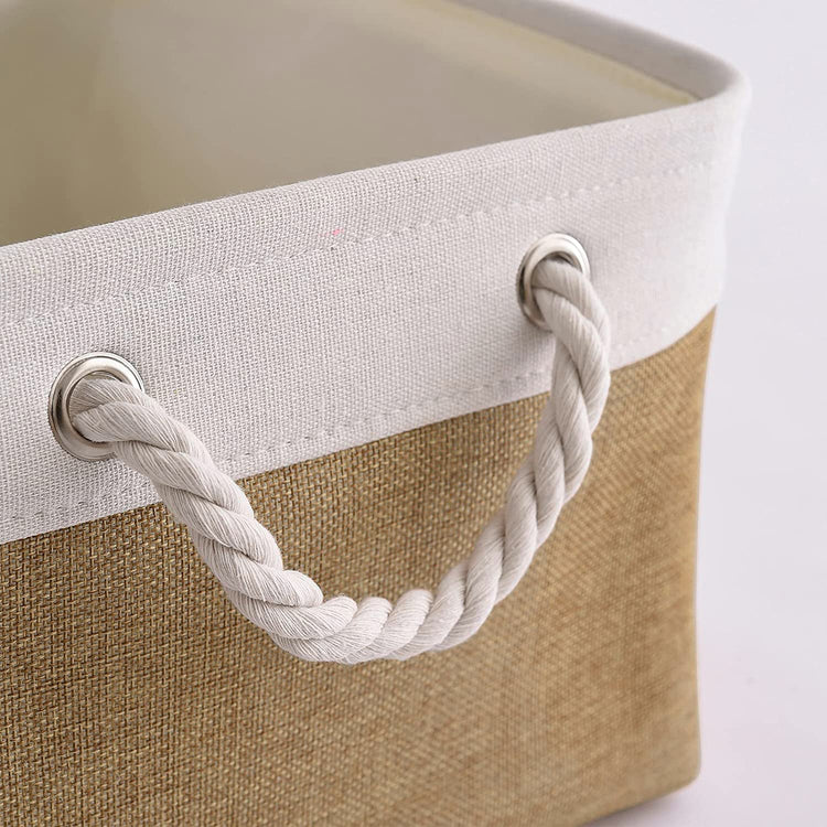 Rectangular Fabric Storage Baskets for Organizing (3 Count)