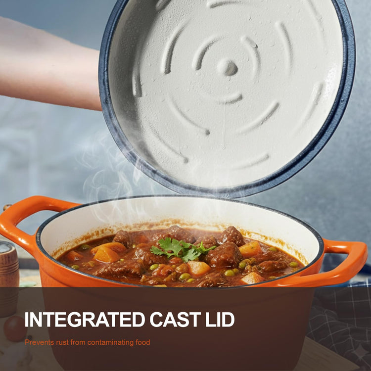 Enameled Cast Iron Dutch Oven