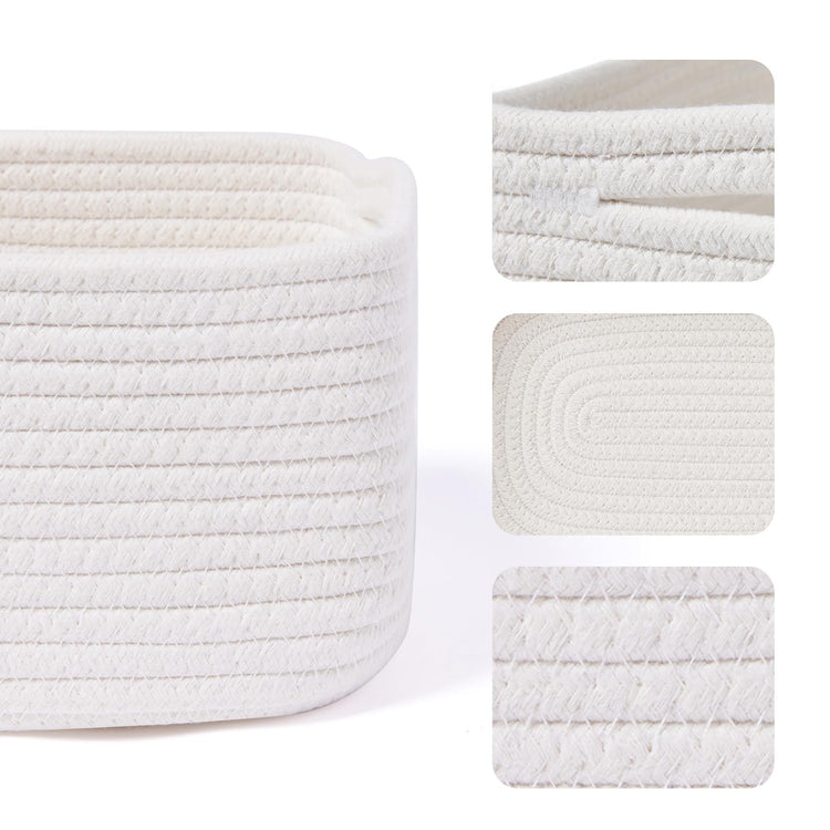 Small Storage Baskets for Organizing (4 Count)