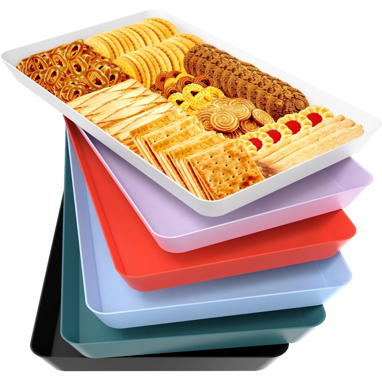 6 pcs Serving Tray for Entertaining (6 Count)