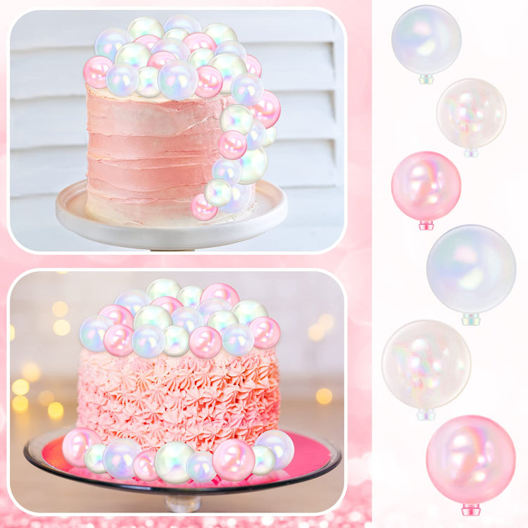 108 Pcs Balls Cake Topper