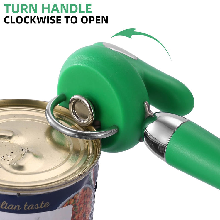 Can Opener Manual Tin Opener Stainless Steel Heavy Duty
