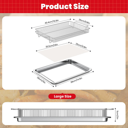 Air Fryer Basket for Oven (50 Count)