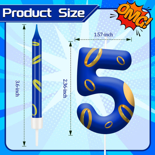 13PCS Birthday Cake Candles Set (13 Count)