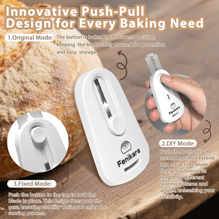 Premium Magnetic Bread Lame & Versatile Bread Scoring Tool