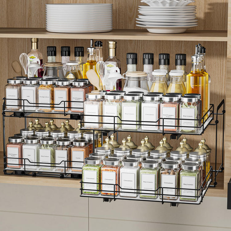 2 Tier Pull Out Spice Rack