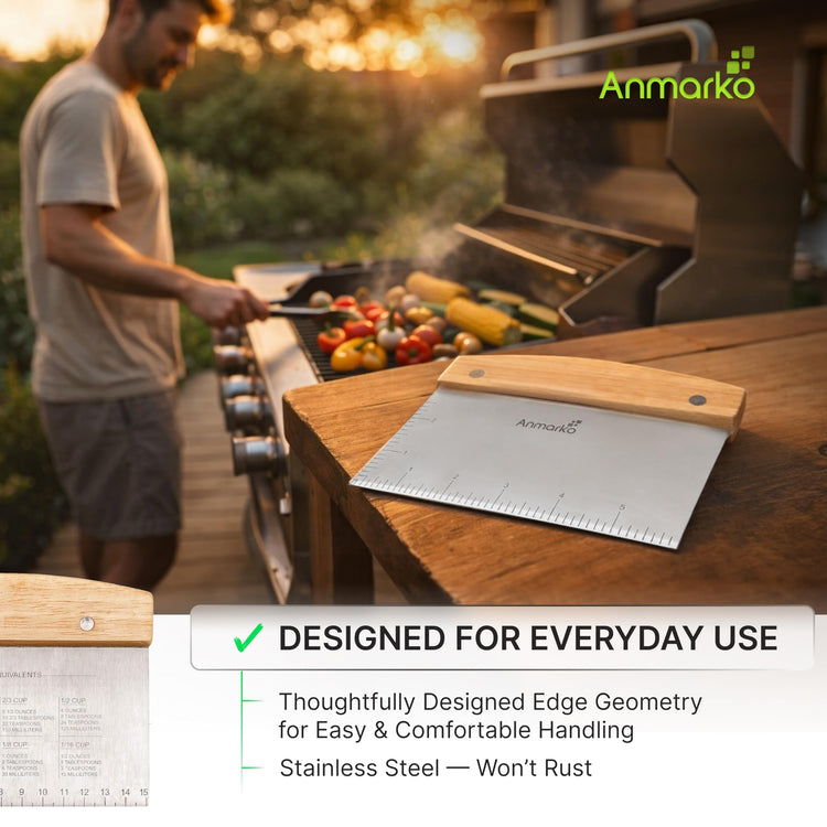 Dough Cutter for Bread and Pizza Dough