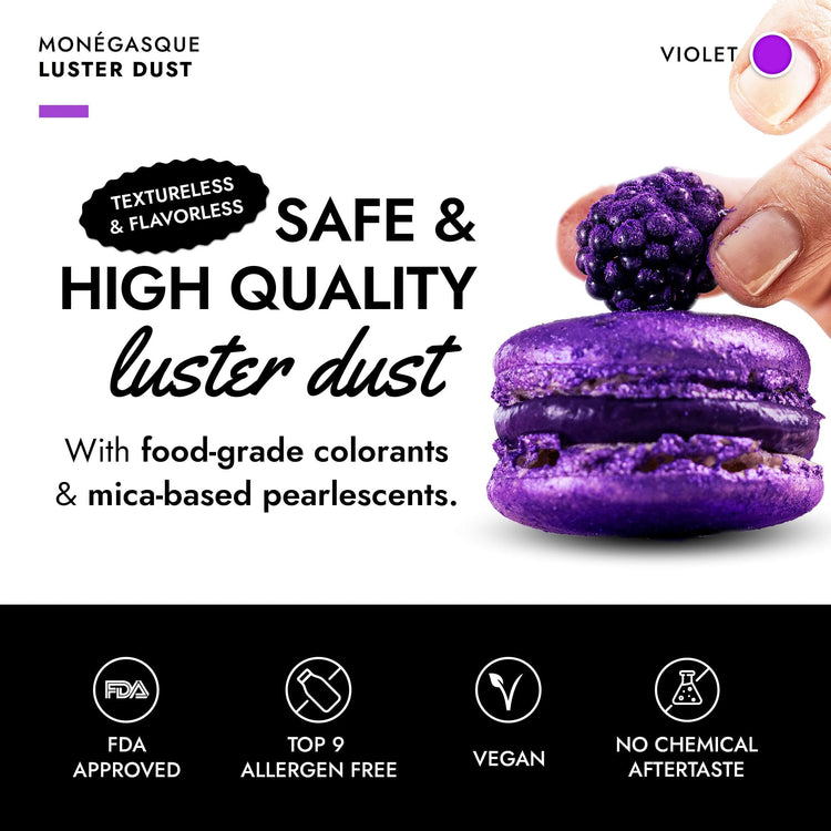Purple Edible Glitter for Drinks & Cakes