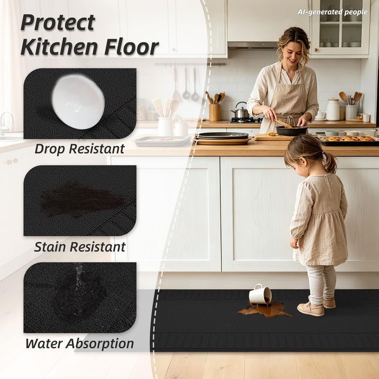 Kitchen Rugs 24"x60"