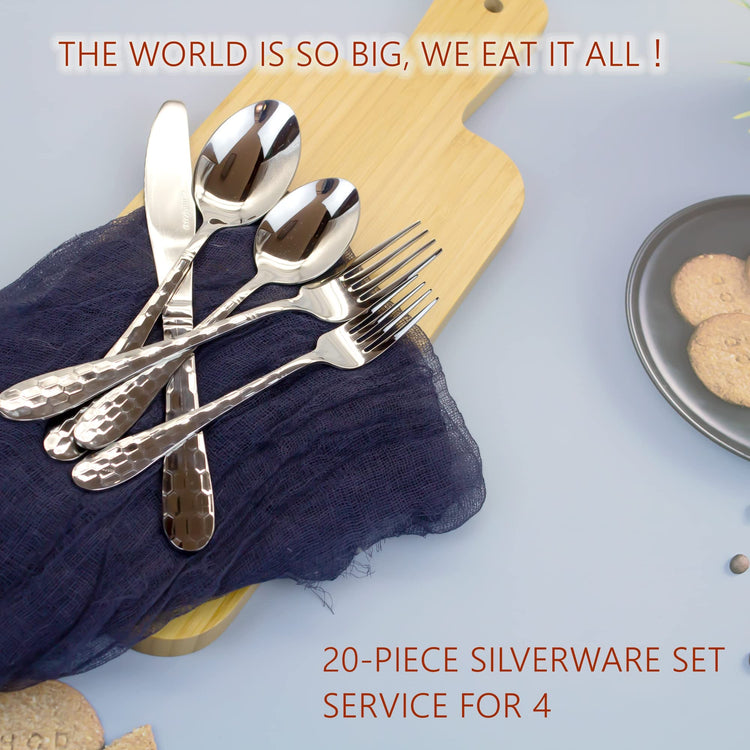 20 Piece Silverware Set