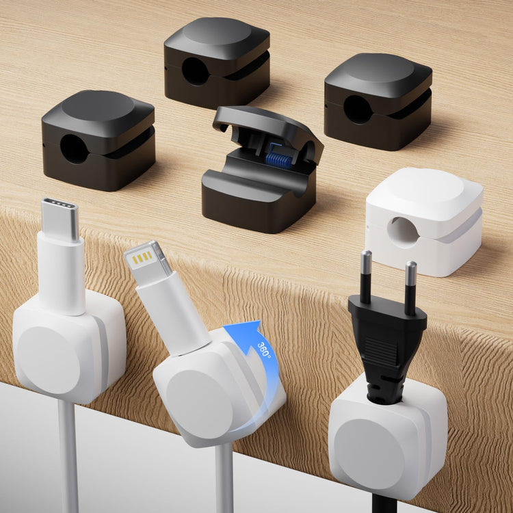 Rotatable Cord Organizer (8 Count)