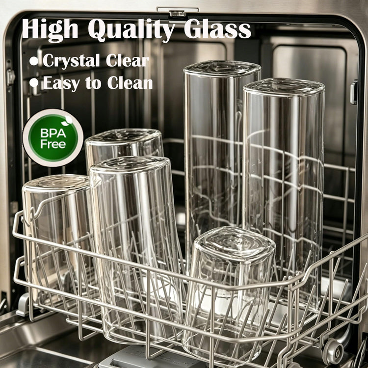1.5Qt Round Glass Jars (3 Count)