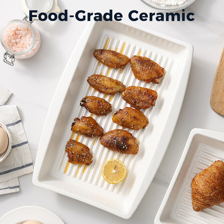 9x13 Ceramic Baking Dish Set of 2