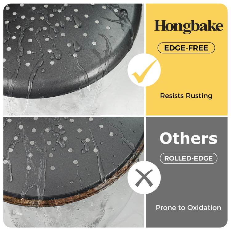 2 Pack Pizza Pan 14 Inch with Holes (2 Count)