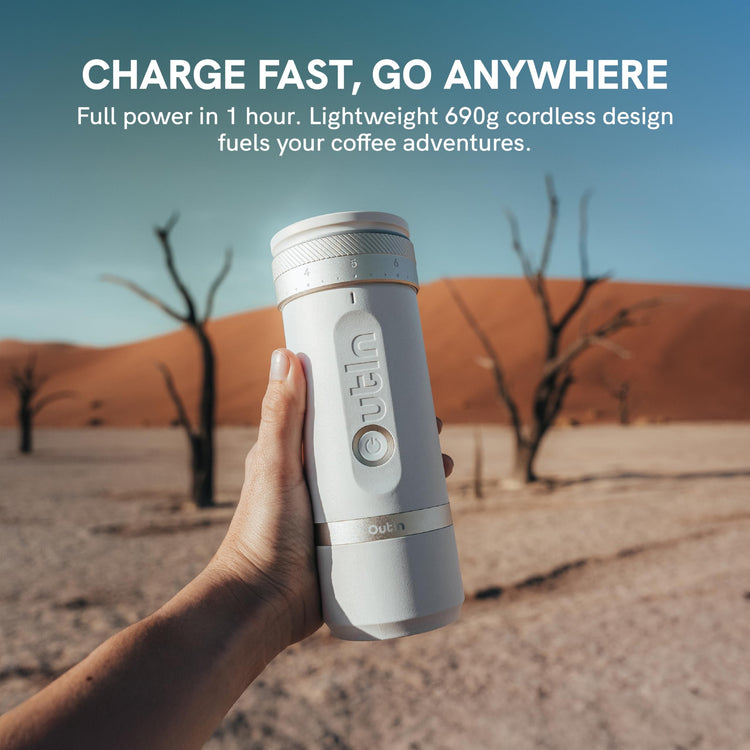 Fino Portable Electric Coffee Grinder with 28 Precise Grind Settings