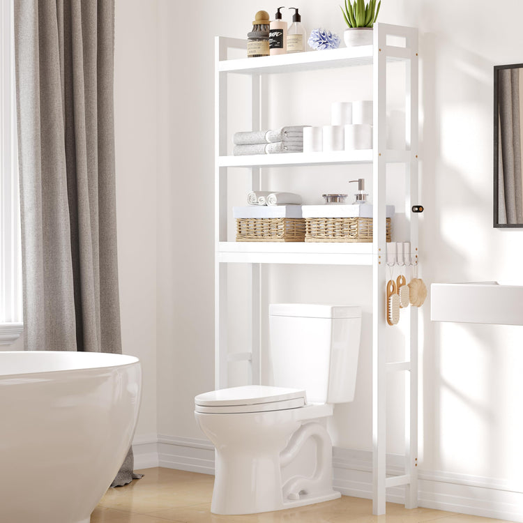 Bamboo Over The Toilet Storage Cabinet (3 Count)