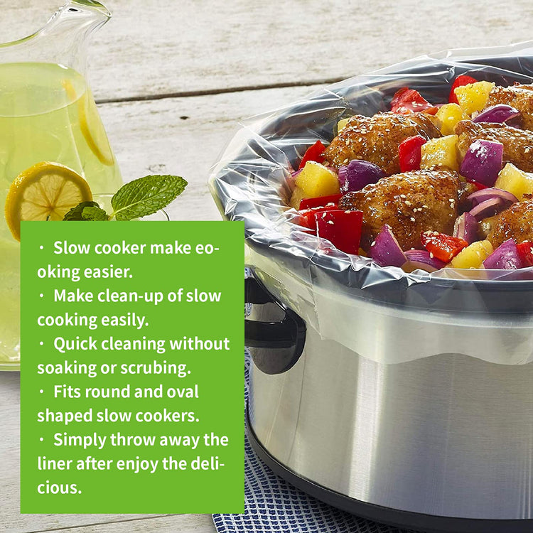 40 Count Disposable Slow Cooker Liners and Cooking Bags