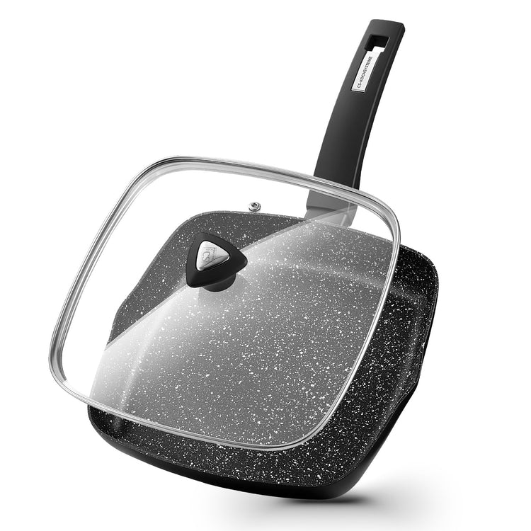 9.5 Inch Nonstick Grill Pan for Stove Tops