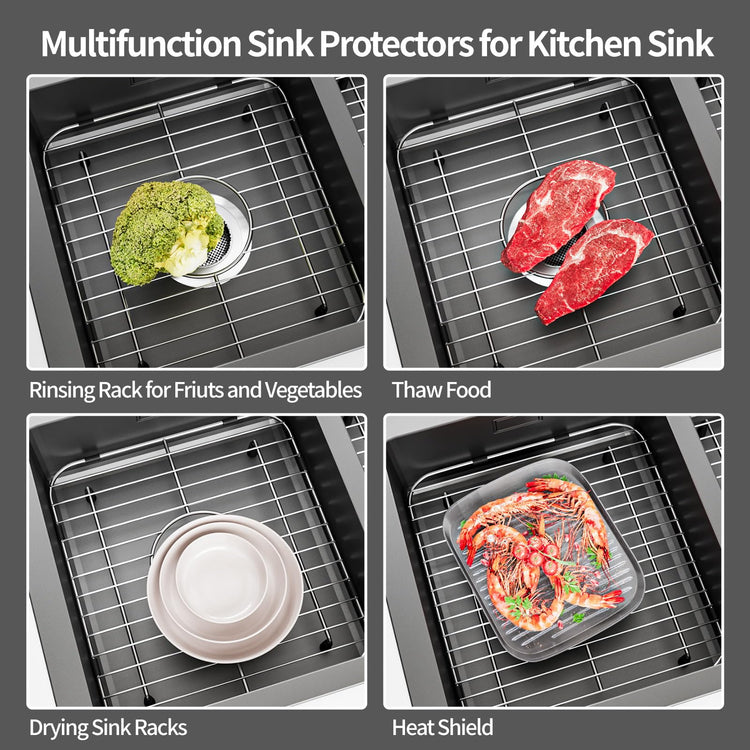 2Pack Stainless Steel Sink Protectors