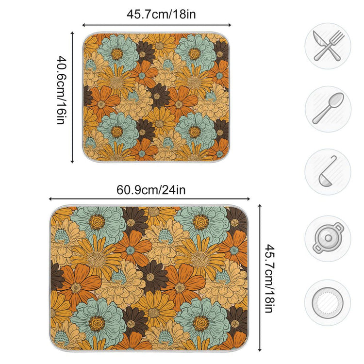 Super Absorbent Dish Drying Mat