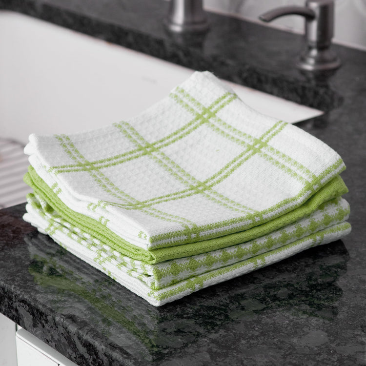Premium Waffle Dish Cloths (4 Count)