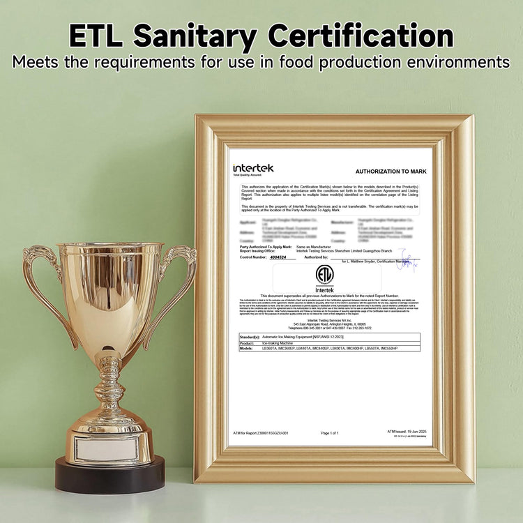 ETL Approved Commercial Ice Maker