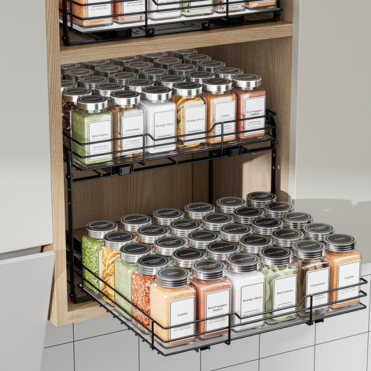 2 Tier Pull Out Spice Rack