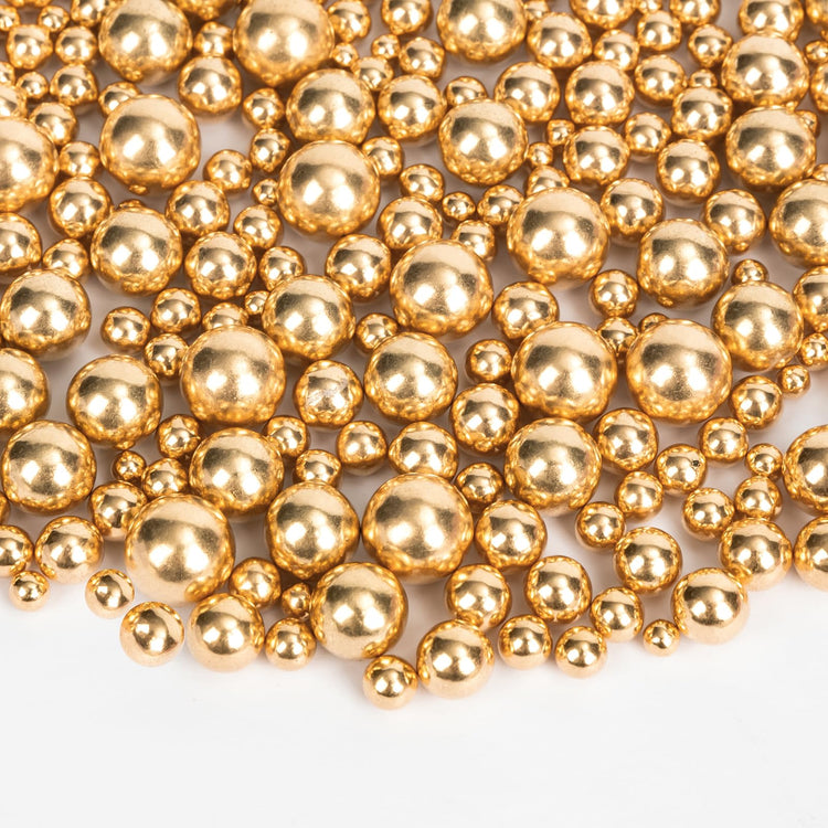Gold Pearl Sprinkles (4.58 Ounce)
